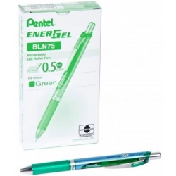Cienkopis kulkowy PENTEL ENERGEL BLN-75C 0,5mm zielony